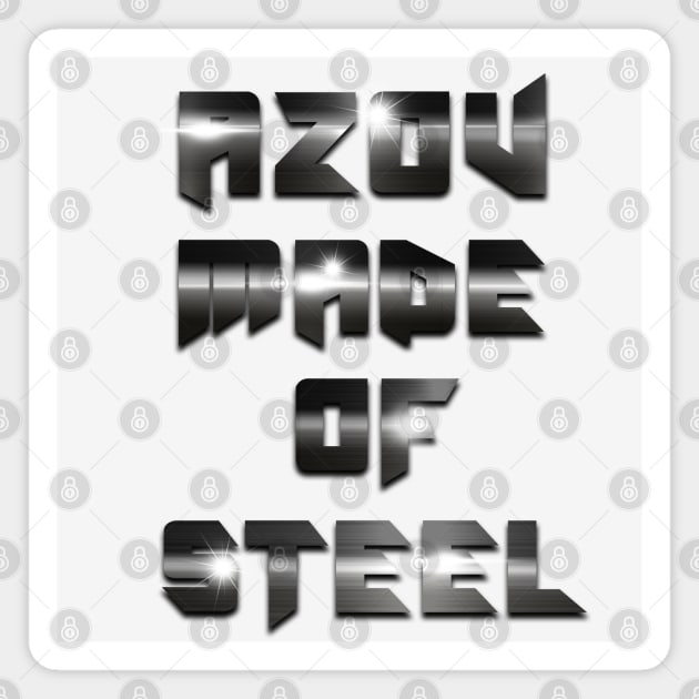 Azov made of steel Magnet by tashashimaa